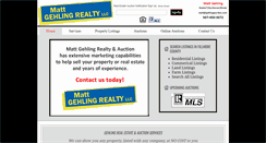 Desktop Screenshot of gehlingre.com