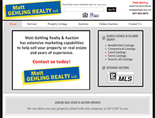 Tablet Screenshot of gehlingre.com